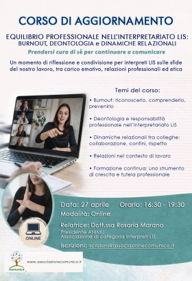 Prendersi cura di sé per continuare a comunicare - Comunico®