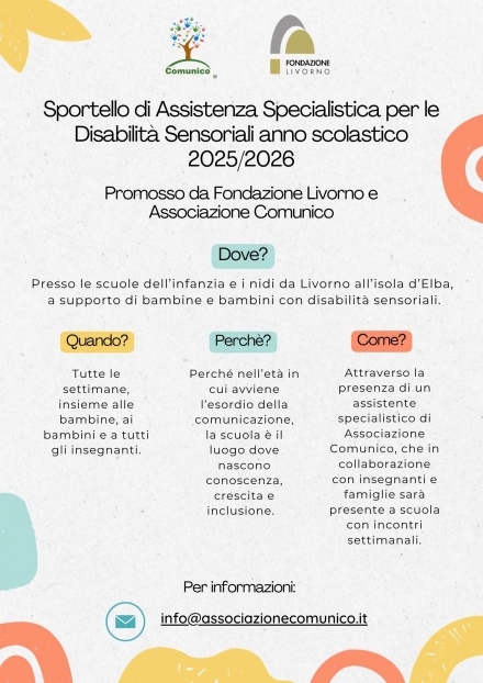 Sportello di Assistenza Specialistica per le Disabilità Sensoriali - Comunico®
